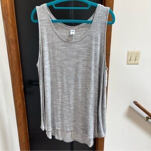 Old Navy Light Gray Sleeveless Top